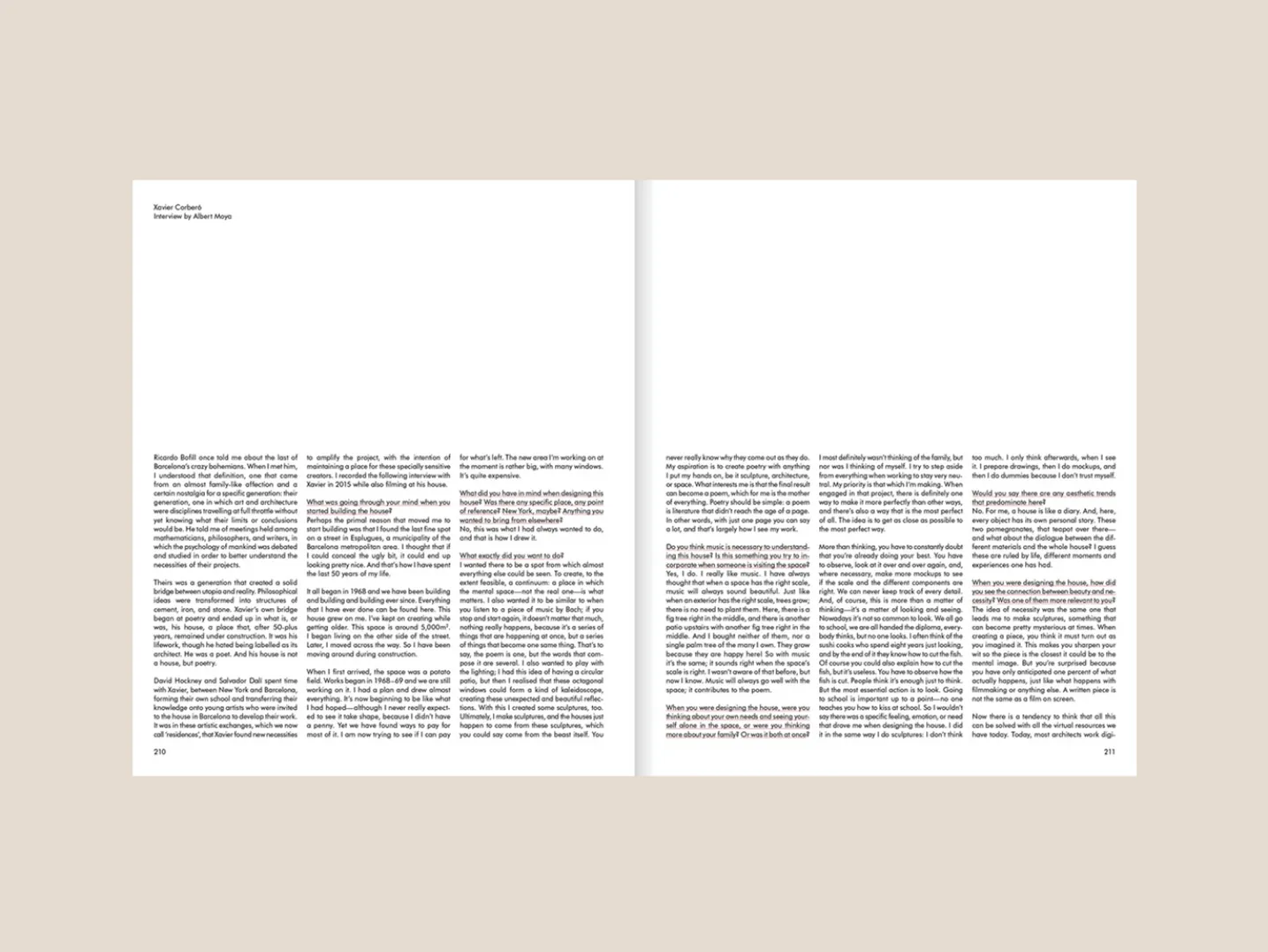 THE HOUSE OF XAVIER CORBERÓ
